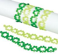 SHAMROCK BRACELETS 12 PC